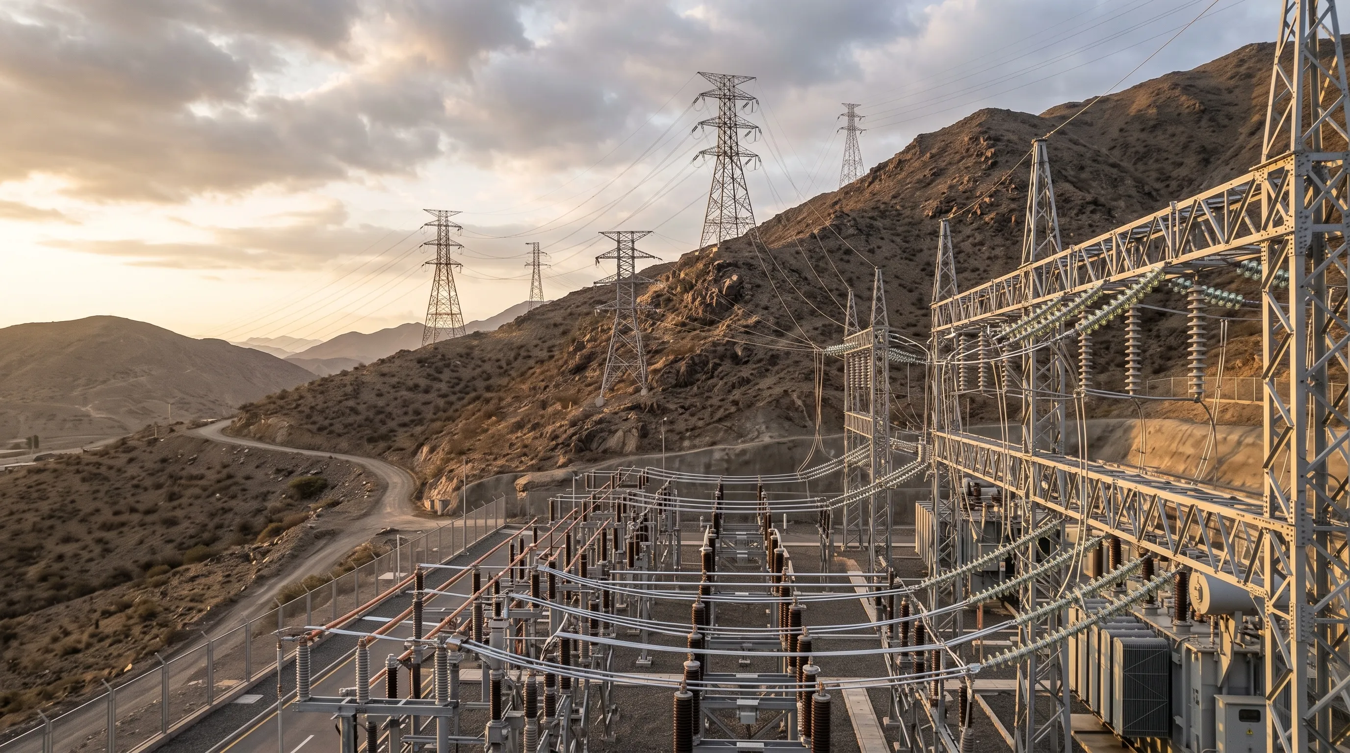 Energía solar y líneas de transmisión eléctrica con inspección termográfica radiométrica