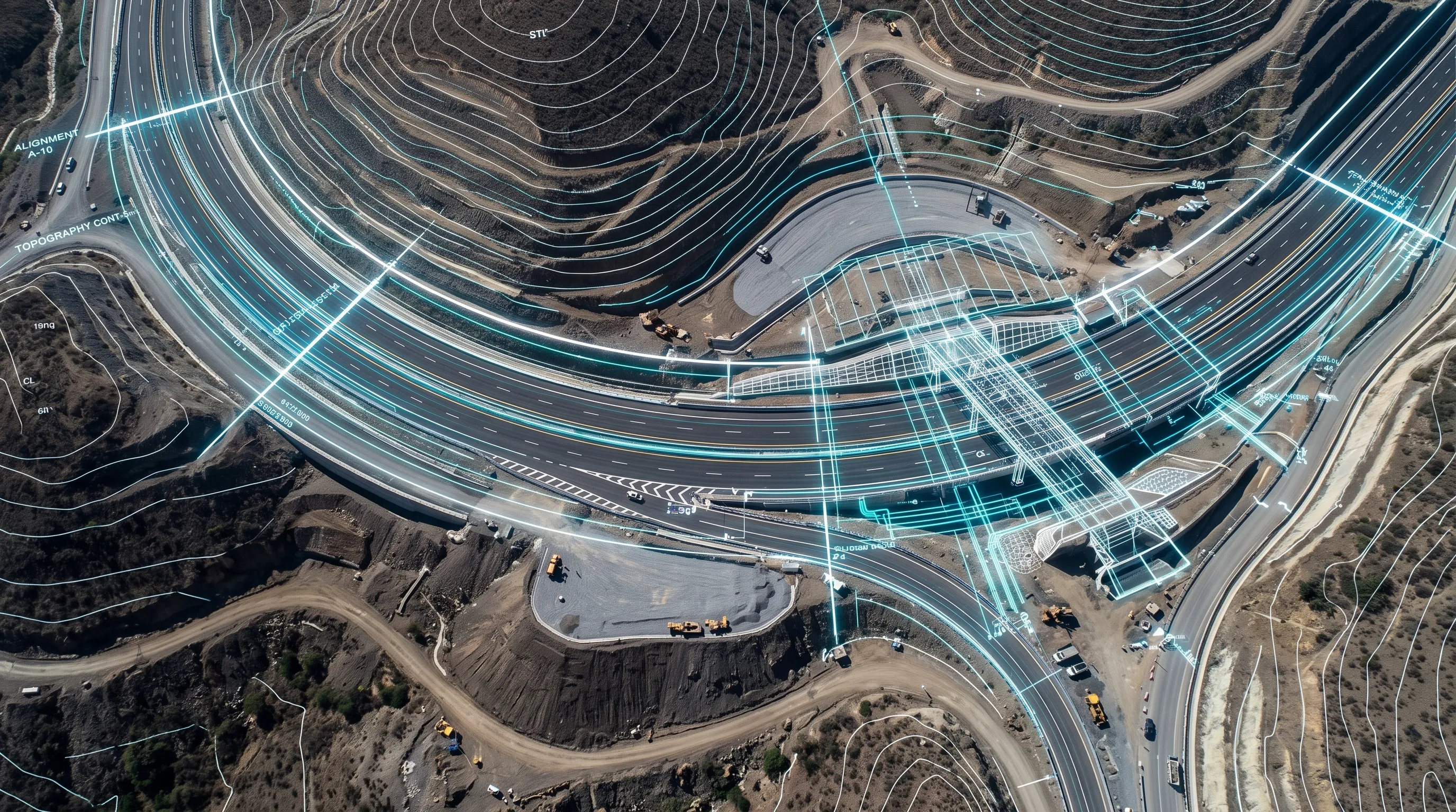 Ingeniería civil estructural y diseño digital de infraestructura basado en datos de realidad